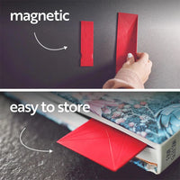 2Pcs/Set Flat 3-In-1 Magnetic Measuring Spoons Adjustable Dosing Utensils Baking Accessories Protein Powder Home Kitchen Tools